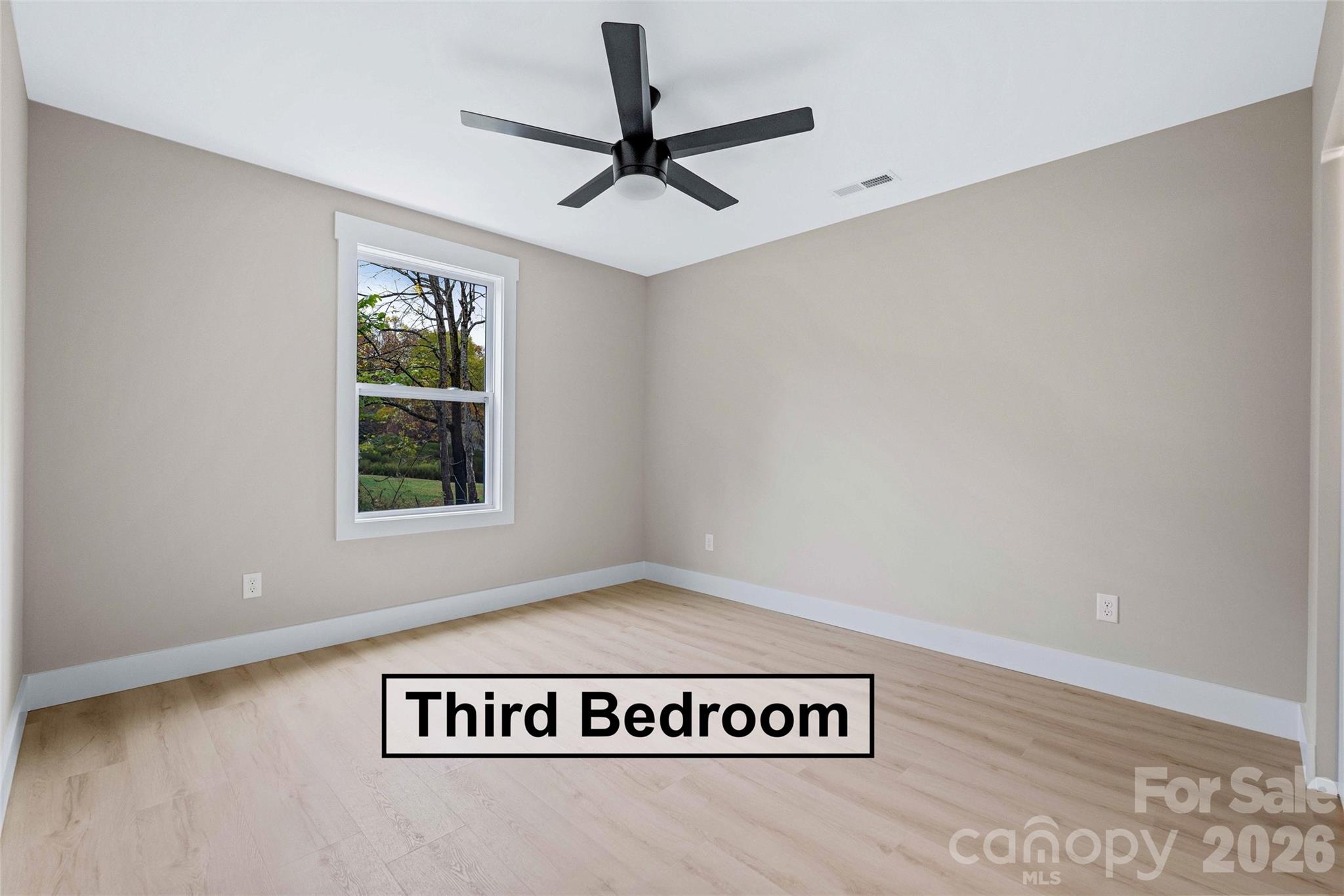 14 Knox Road Black Mountain, NC 28711 - Photo 40 of 44 a view of room with window and ceiling fan