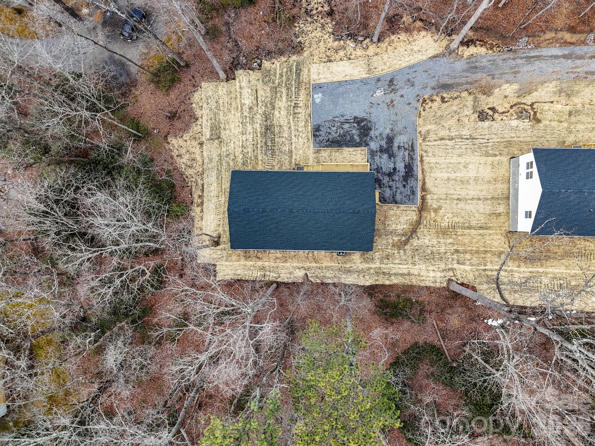 14 Knox Road Black Mountain, NC 28711 - Photo 7 of 44 a view of backyard with brick wall