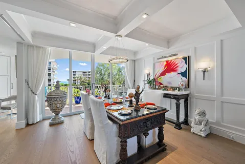 a kitchen with stainless steel appliances granite countertop a stove and a refrigerator