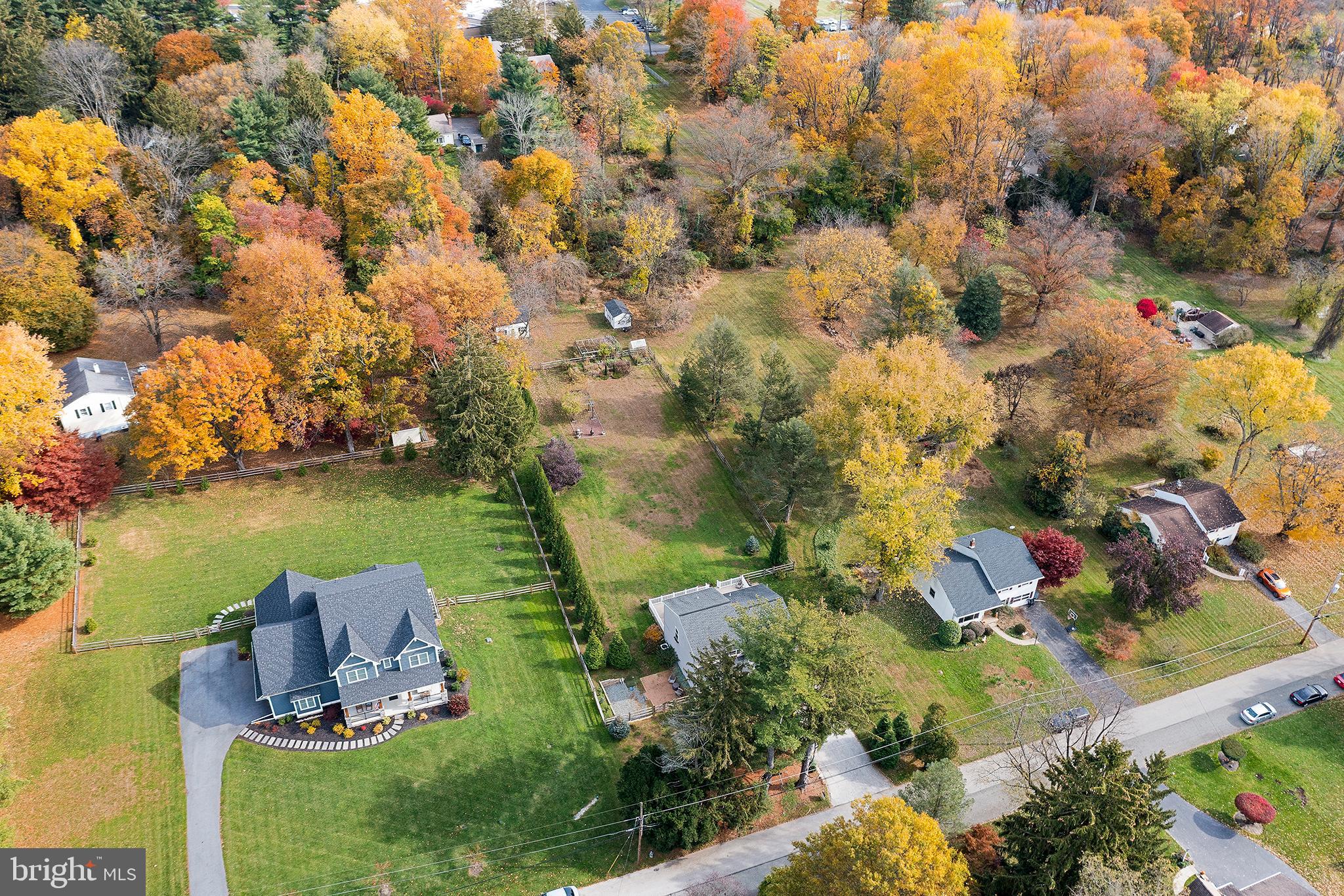 5 Rambling Lane Malvern, PA 19355 - Photo 39 of 40 Drone Footage, House in Center