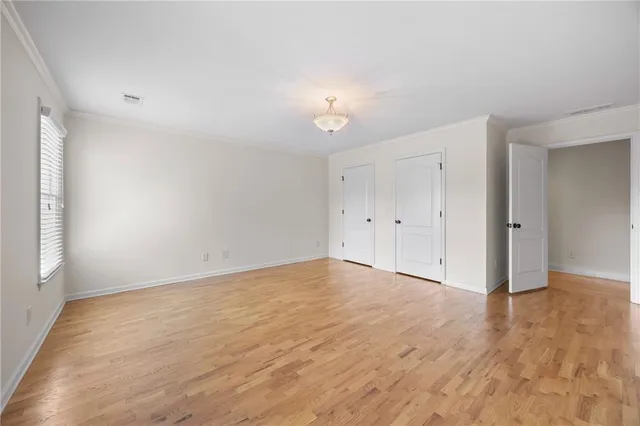wooden floor in an empty room