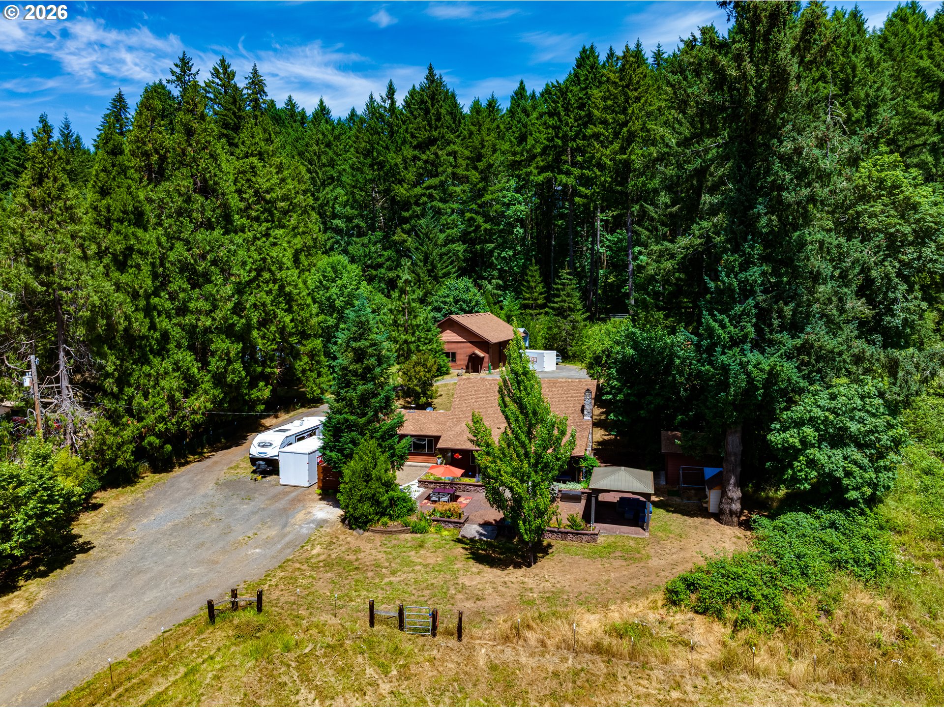 38481 Cartwright Creek Road Marcola, OR 97454 - Photo 32 of 46 Drone View/UAV