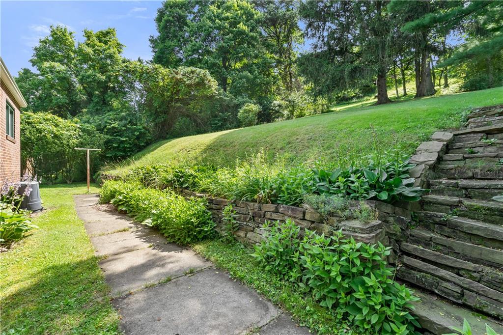 2509 Kane Road Aliquippa, PA 15001 - Photo 25 of 27 a view of a garden with plants and trees