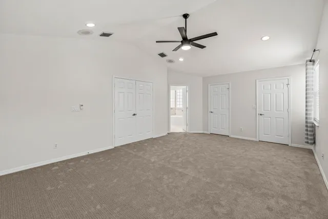 a view of an empty room