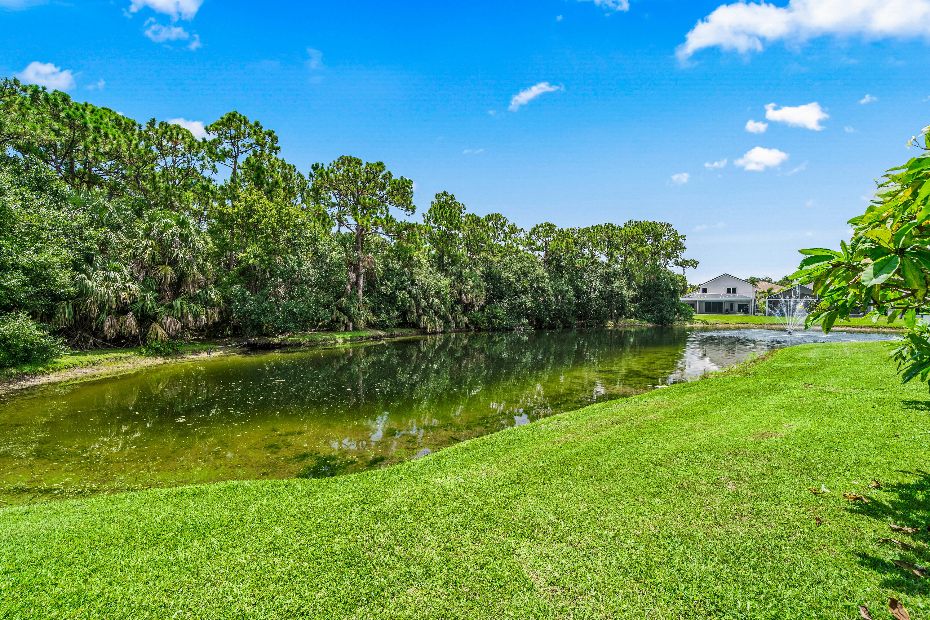 207 Pennock Trace Drive Jupiter, FL 33458 - Photo 37 of 48 a view of a lake with a yard