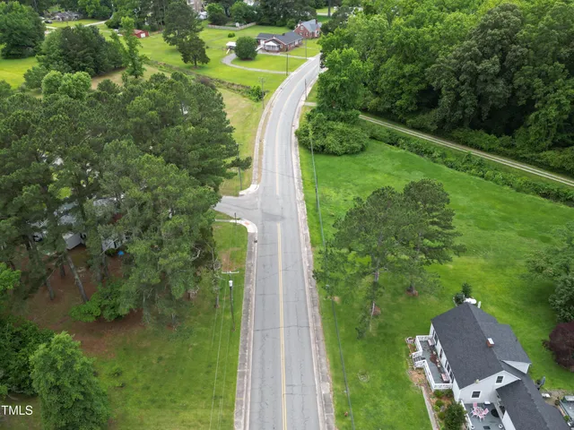 a view of a garden from a window