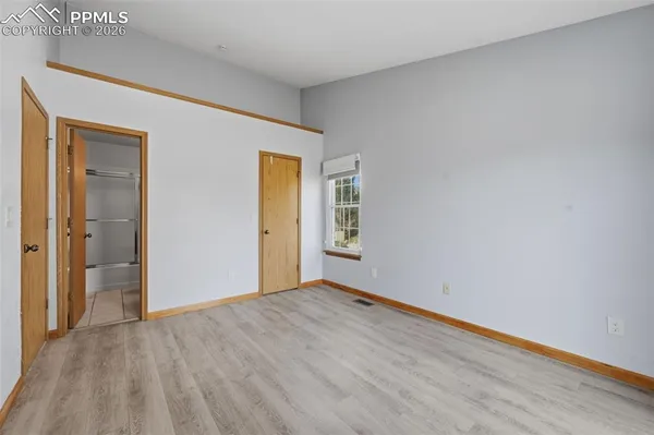 wooden floor in an empty room