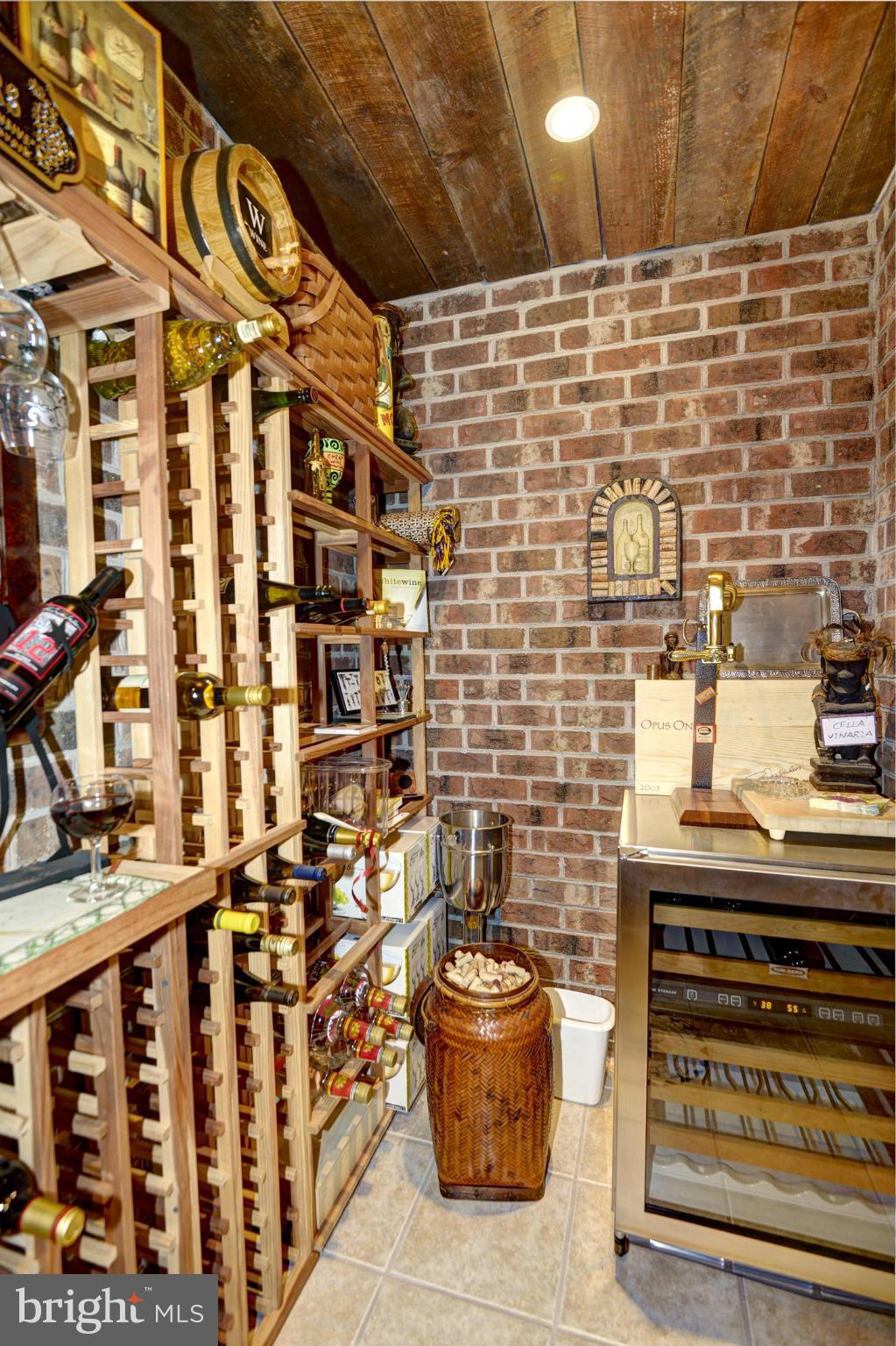1925 South Arlington Ridge Road Arlington, VA 22202 - Photo 26 of 30 Wine cellar with Sub Zero wine chiller