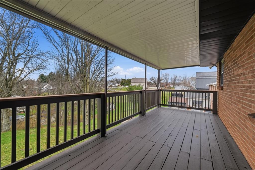 42 Lee Avenue Washington, PA 15301 - Photo 19 of 48 a view of a balcony with wooden floor