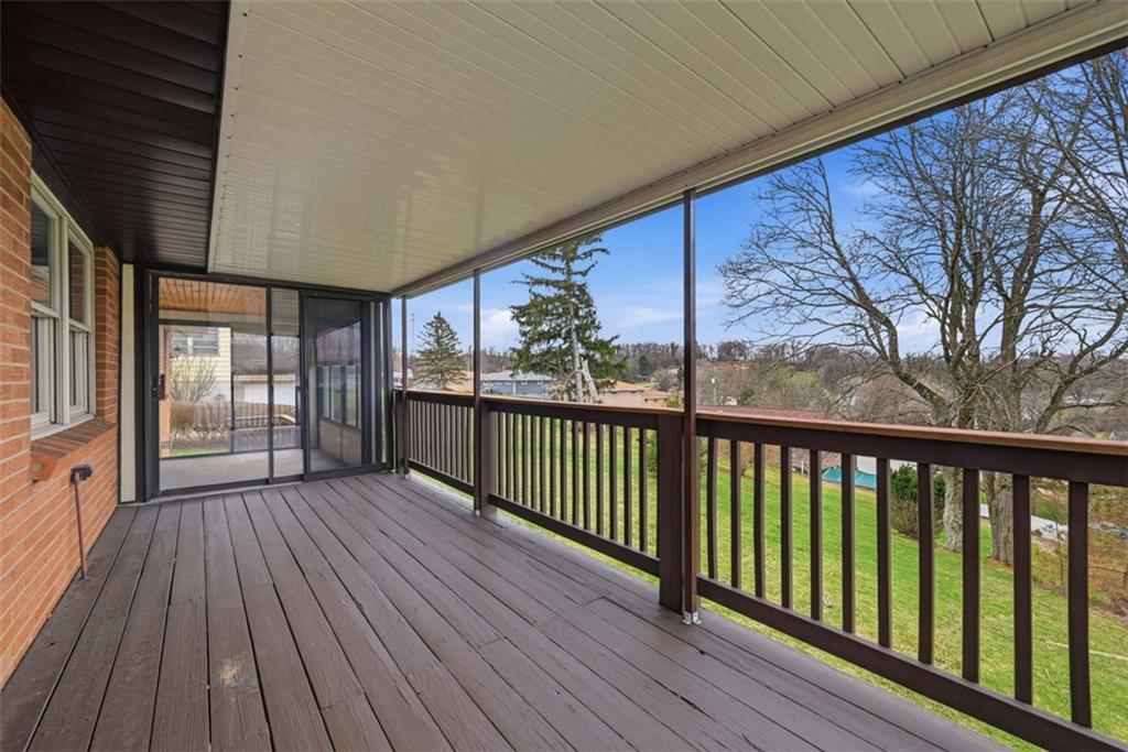 42 Lee Avenue Washington, PA 15301 - Photo 20 of 48 a view of balcony with wooden floor