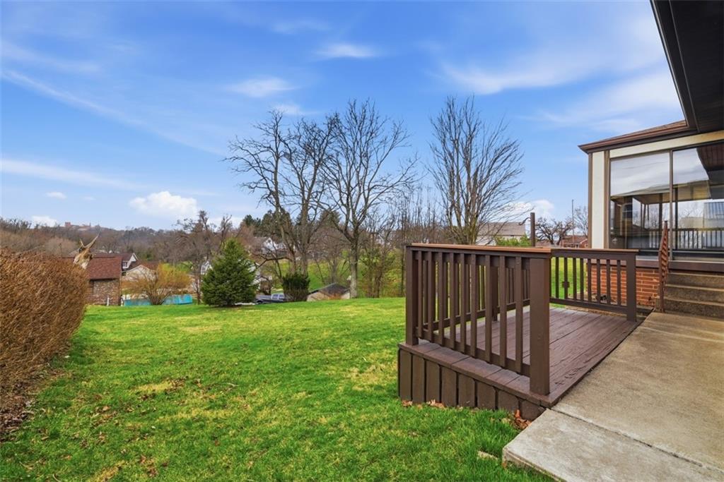 42 Lee Avenue Washington, PA 15301 - Photo 36 of 48 a view of a deck with a backyard