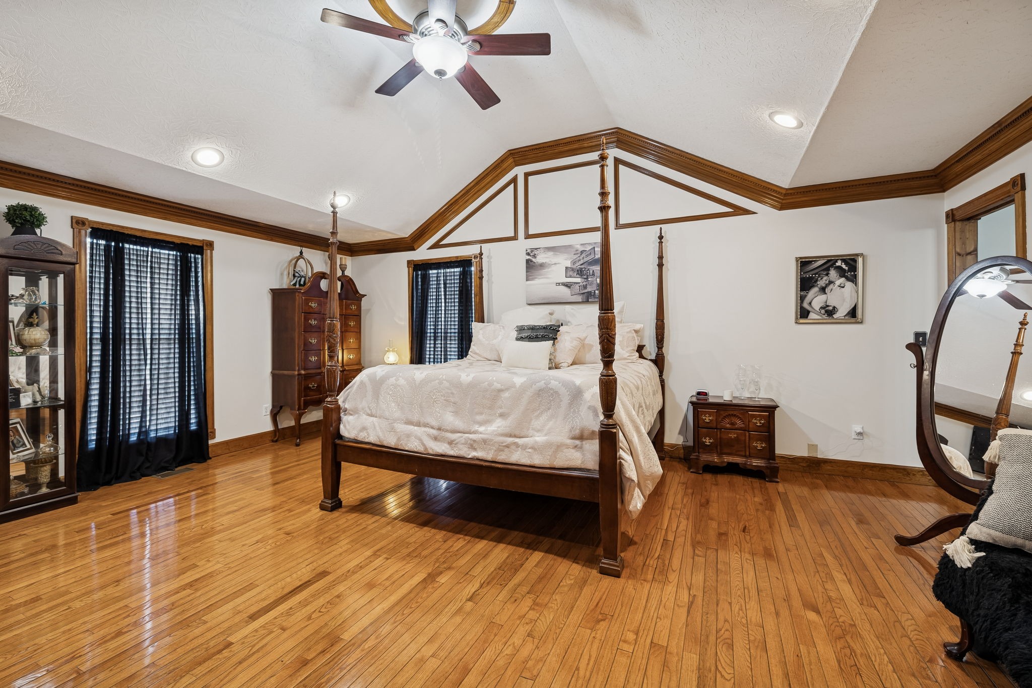 389 Trace Creek Road Red Boiling Springs, TN 37150 - Photo 23 of 57 a bedroom with bed and wooden floor