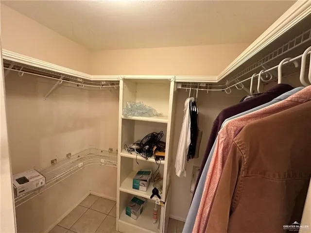a view of walk in closet