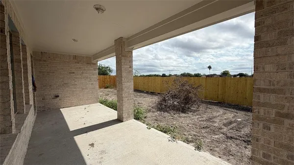 a view of a porch