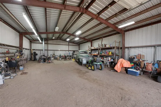 a view of a storage in a room