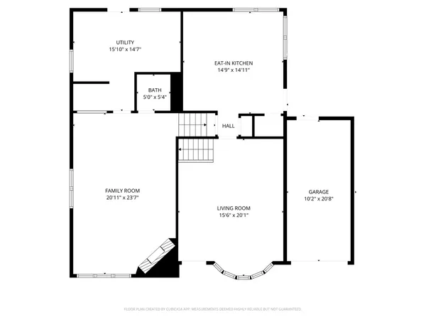 a picture of a floor plan