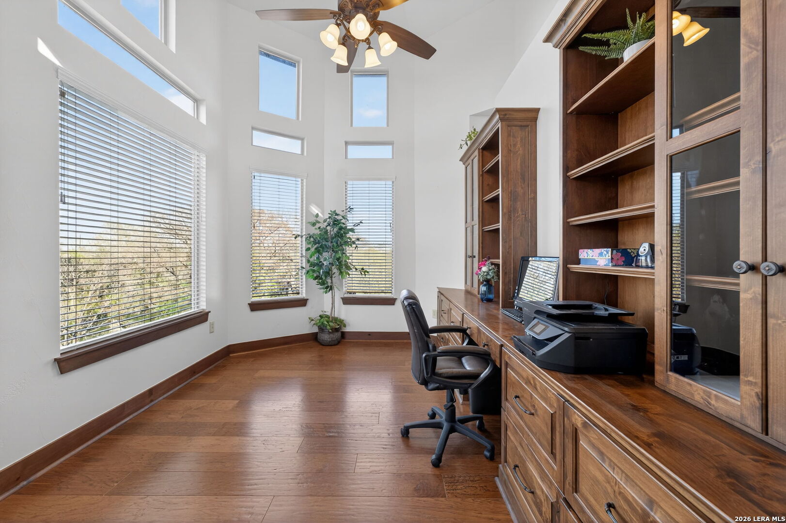 134 Bandit Beach Road New Braunfels, TX 78130 - Photo 40 of 77 a view of a workspace with furniture and a window