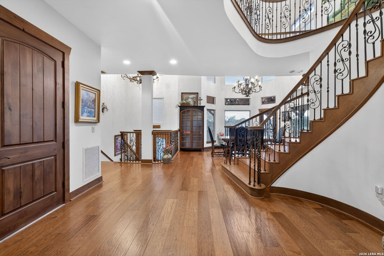 134 Bandit Beach Road New Braunfels, TX 78130 - Photo 7 of 77 a view of entryway with wooden floor