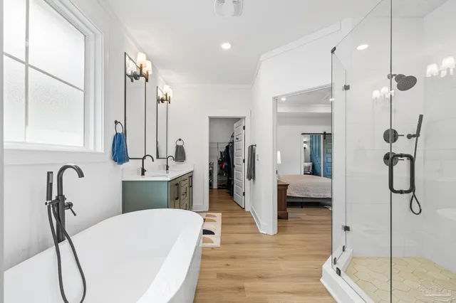 a view of a backyard with a patio