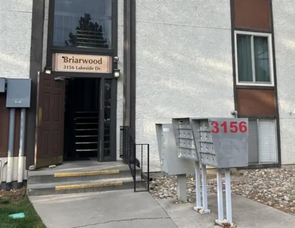 a sign that is on the side of a building