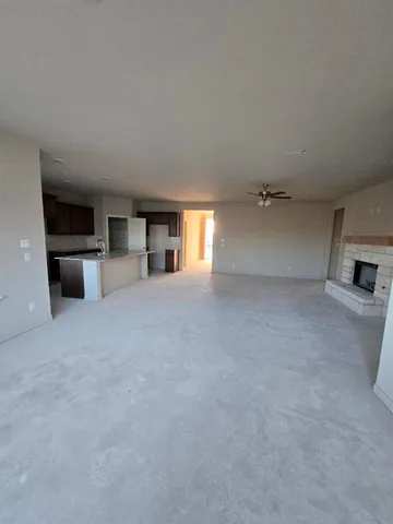 a view of hallway with closet