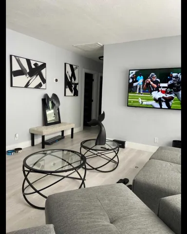 a room with musical instruments