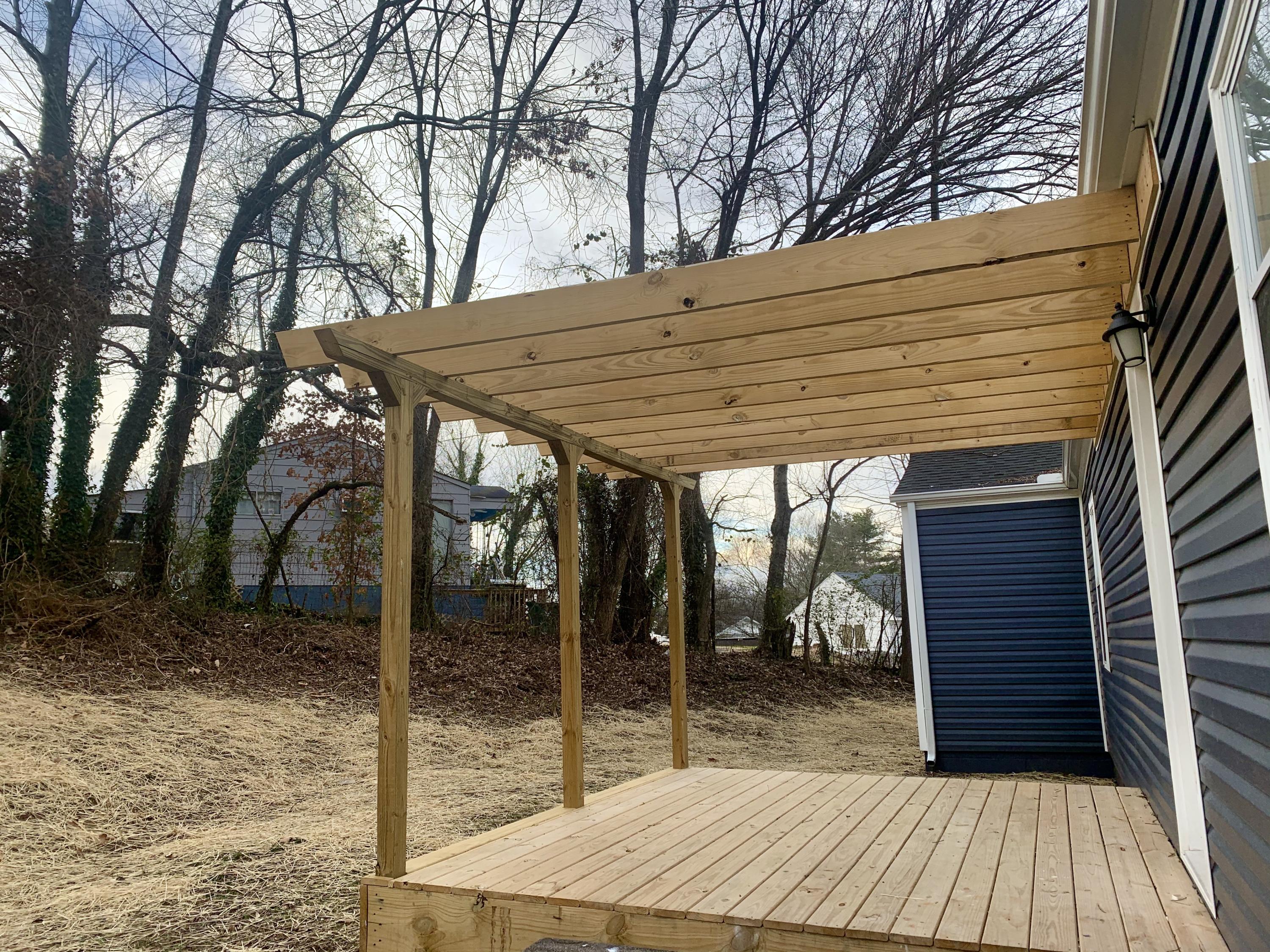 4021 Denham Road Chattanooga, TN 37406 - Photo 21 of 31 Back Deck Pergola