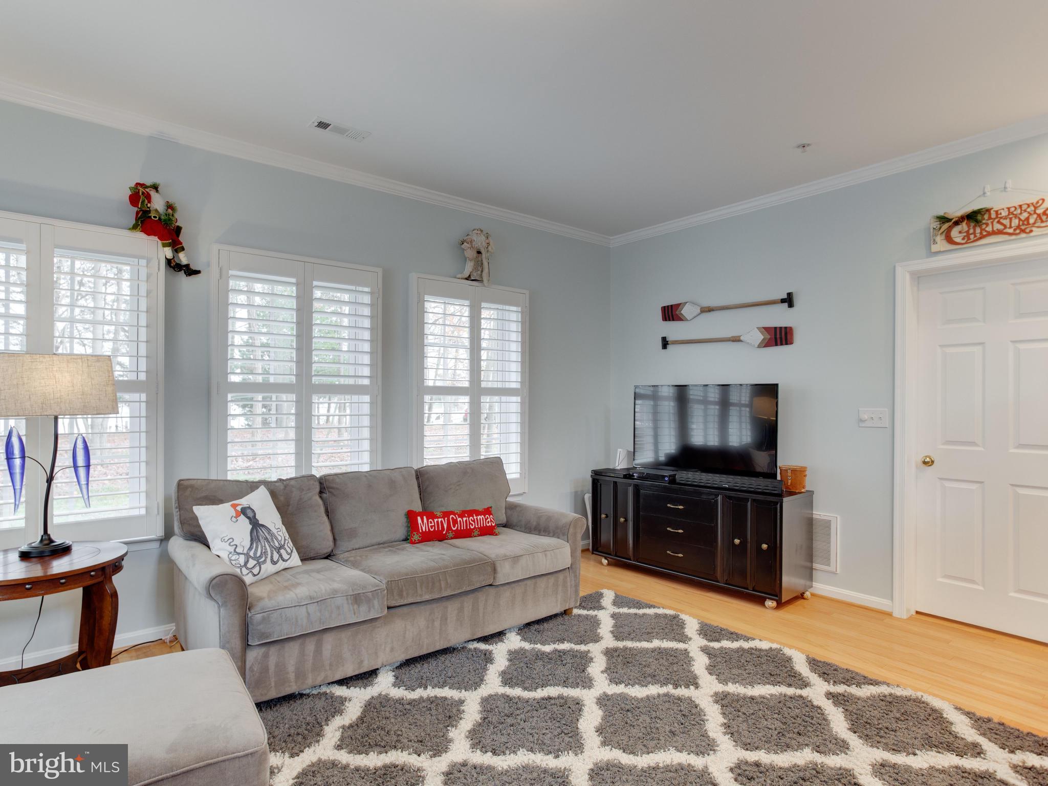 700 Ruxton Road, Unit 71 Solomons, MD 20629 - Photo 18 of 66 Living room, plantations shutters, HW, Waterfront