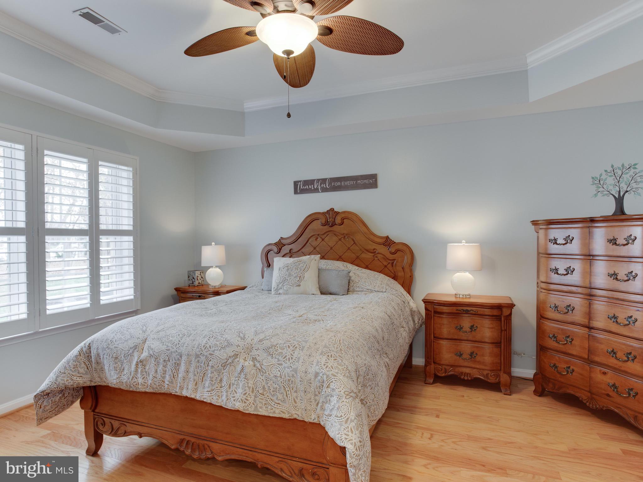 700 Ruxton Road, Unit 71 Solomons, MD 20629 - Photo 23 of 66 Main MBR, watefront, hardwoods, tray ceiling