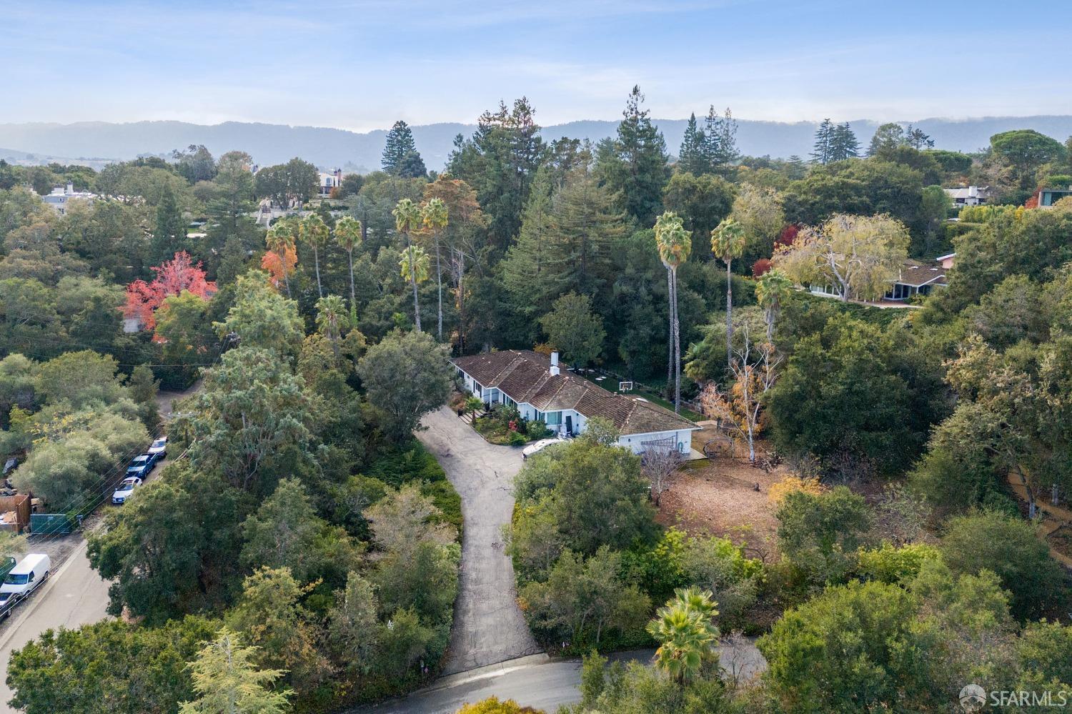 57 Ridge View Drive Atherton, CA 94027 - Photo 5 of 33 an aerial view of a city