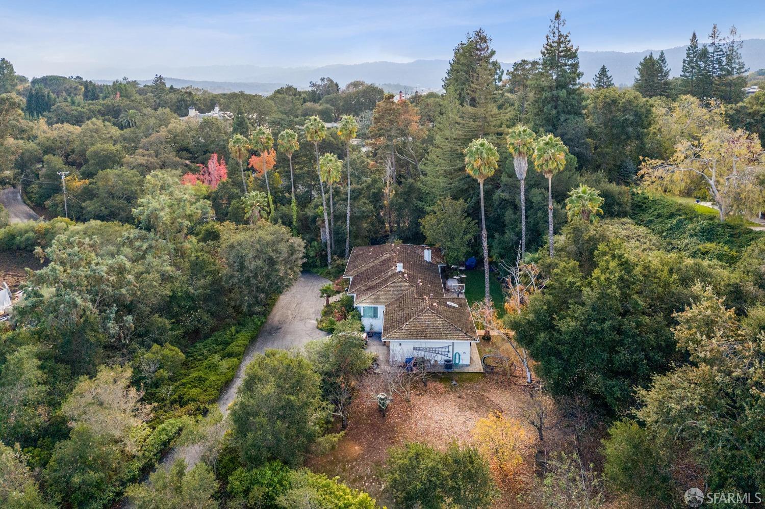 57 Ridge View Drive Atherton, CA 94027 - Photo 6 of 33 an aerial view of a house with yard