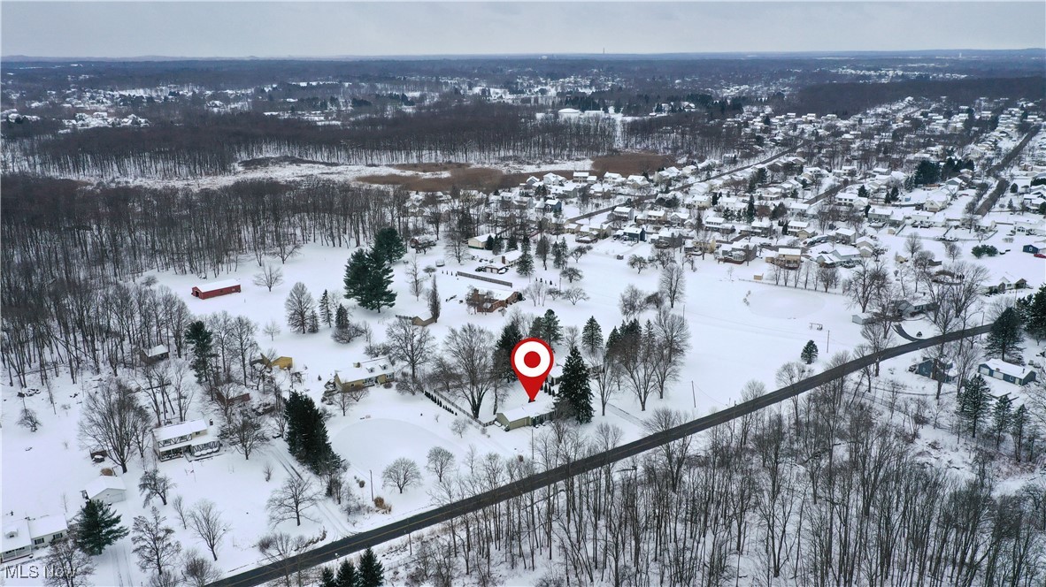 110 Judson Road Kent, OH 44240 - Photo 14 of 35 View of snowy aerial view