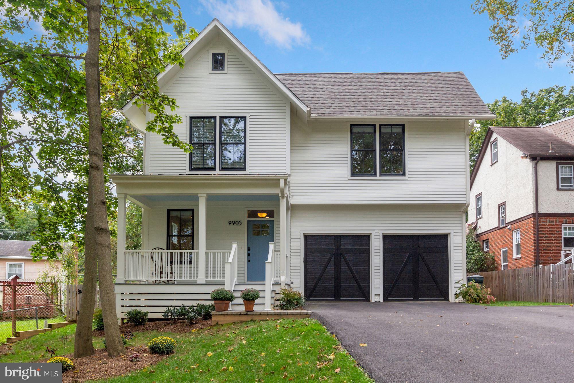 9905 Capitol View Avenue Silver Spring, MD 20910 - Photo 1 of 39 Front of house, Menlo Ave is North Side