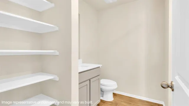 a bathroom with a toilet