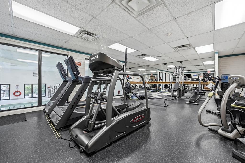 5600 Munhall Road, Unit 309 Pittsburgh, PA 15217 - Photo 29 of 40 a view of a room with gym equipment