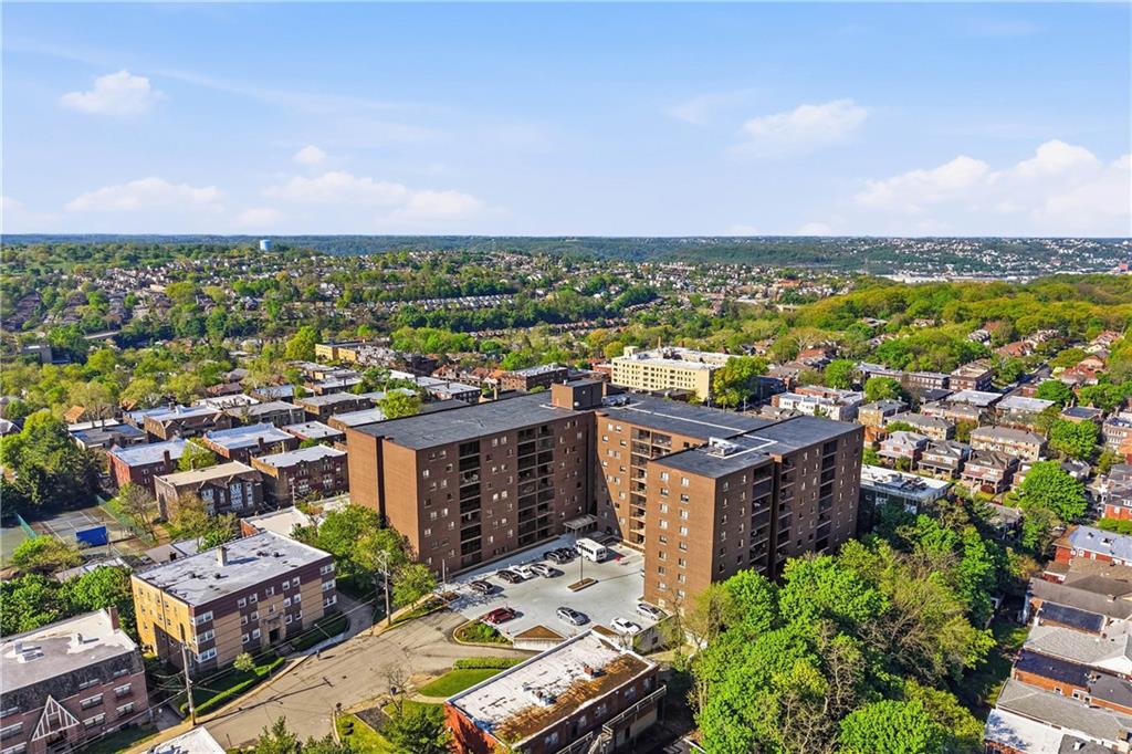 5600 Munhall Road, Unit 309 Pittsburgh, PA 15217 - Photo 35 of 40 an aerial view of a house with a lake view