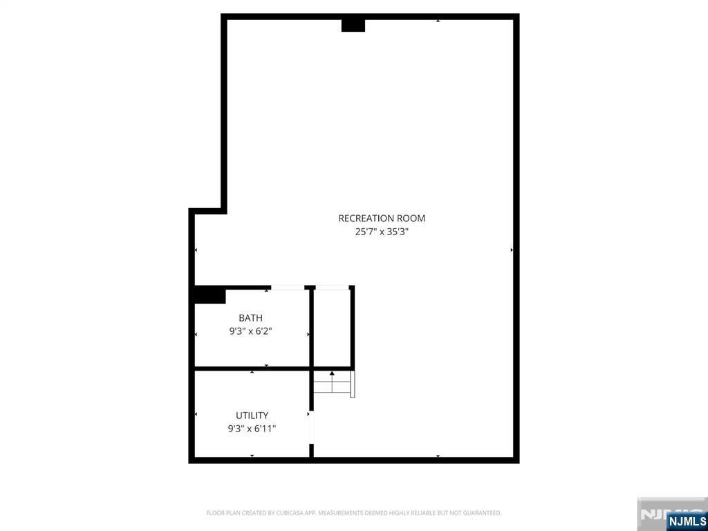676 Ridgewood Avenue Oradell, NJ 07649 - Photo 47 of 47 a picture of a floor plan