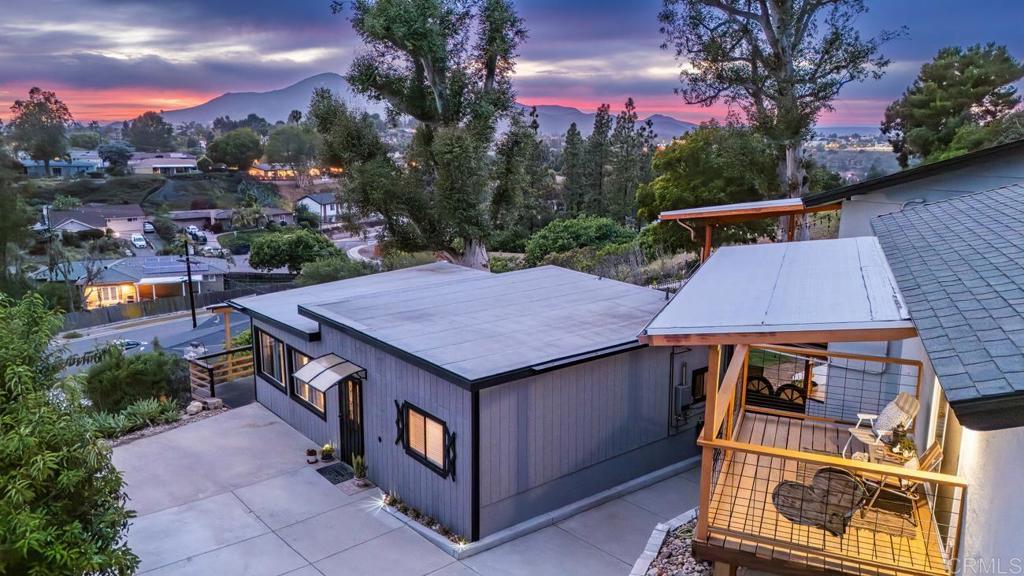 812 Sharon Way El Cajon, CA 92020 - Photo 51 of 65 Deck off guest bedroom overlooking granny flat