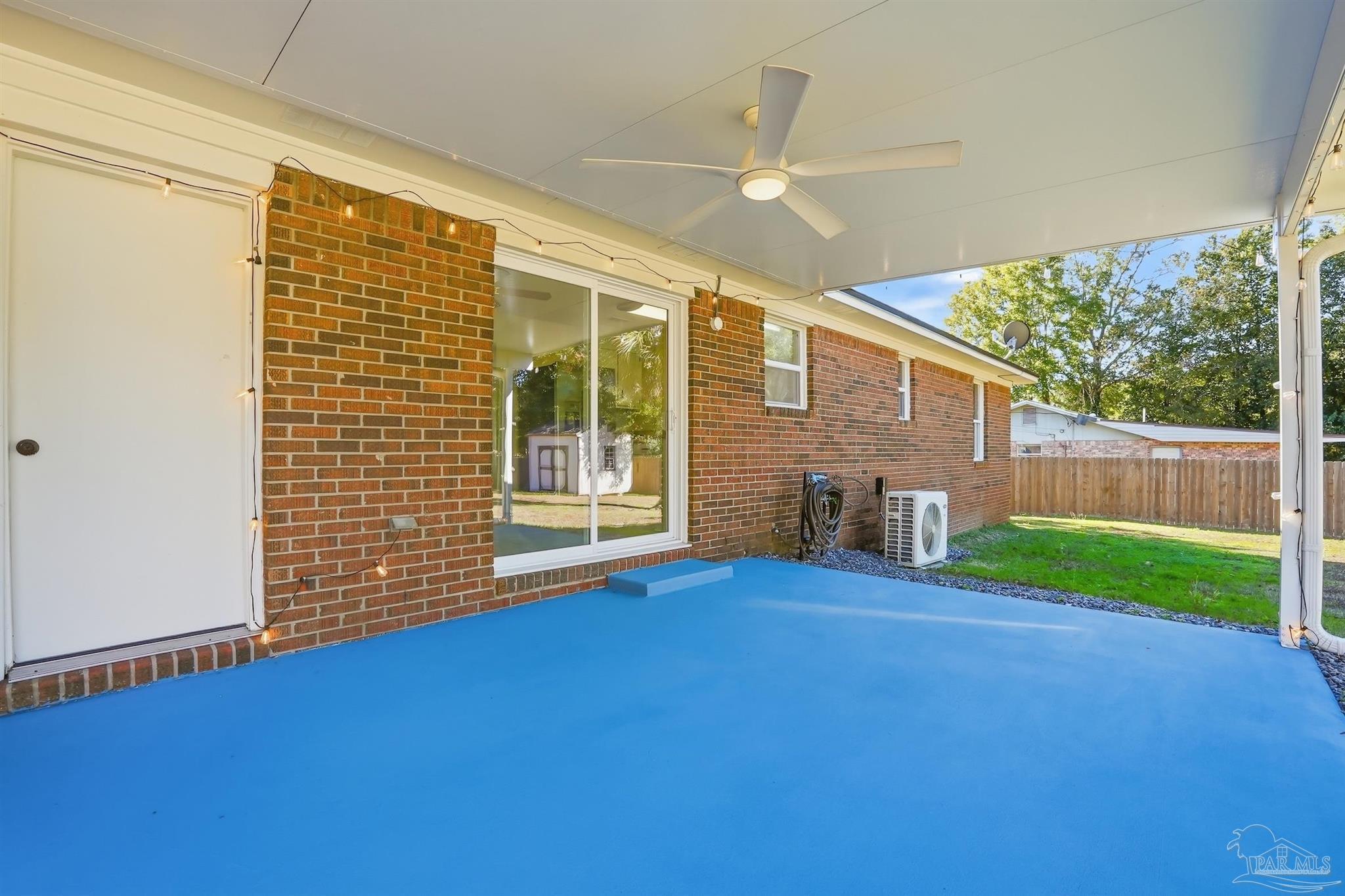 5590 Cyanamid Road Milton, FL 32583 - Photo 38 of 44 a view of backyard with deck and garden
