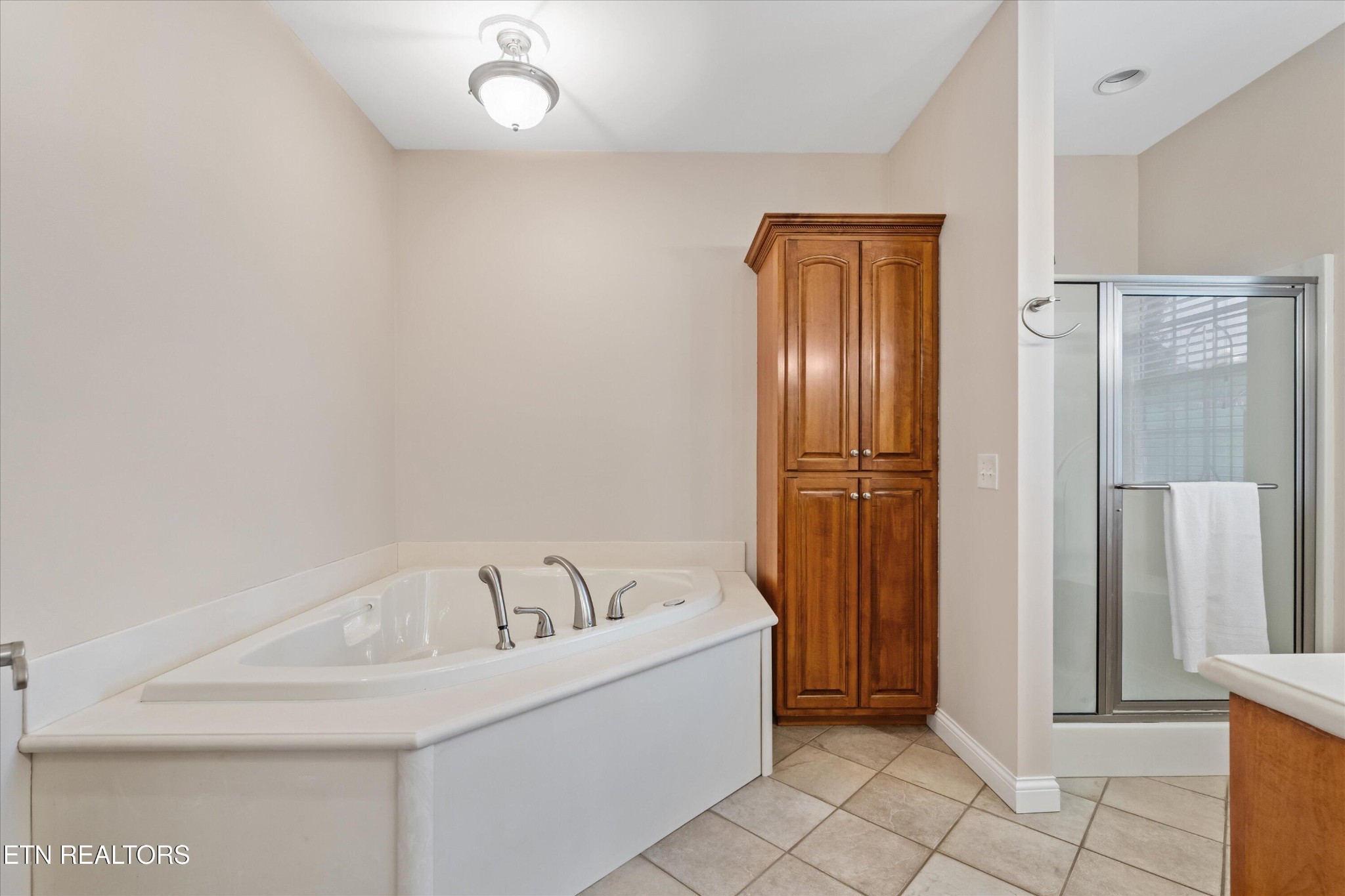 7613 Powderhorn Trail Townsend, TN 37882 - Photo 25 of 43 a bathroom with a bathtub and shower