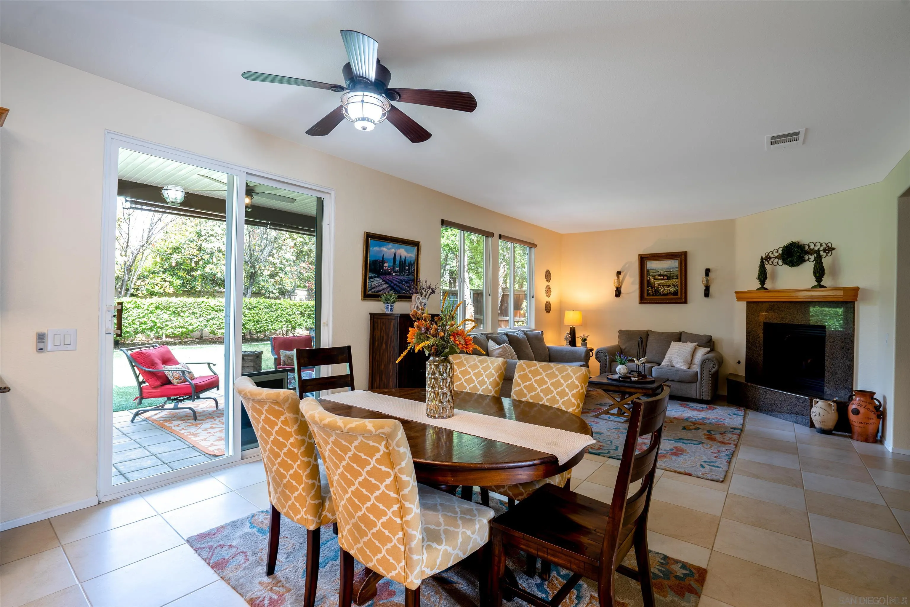 38837 Rockinghorse Road Murrieta, CA 92563 - Photo 14 of 41 a view of a dining room with furniture window and outside view