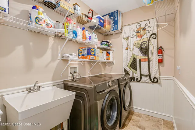swimming pool view with a outdoor seating space