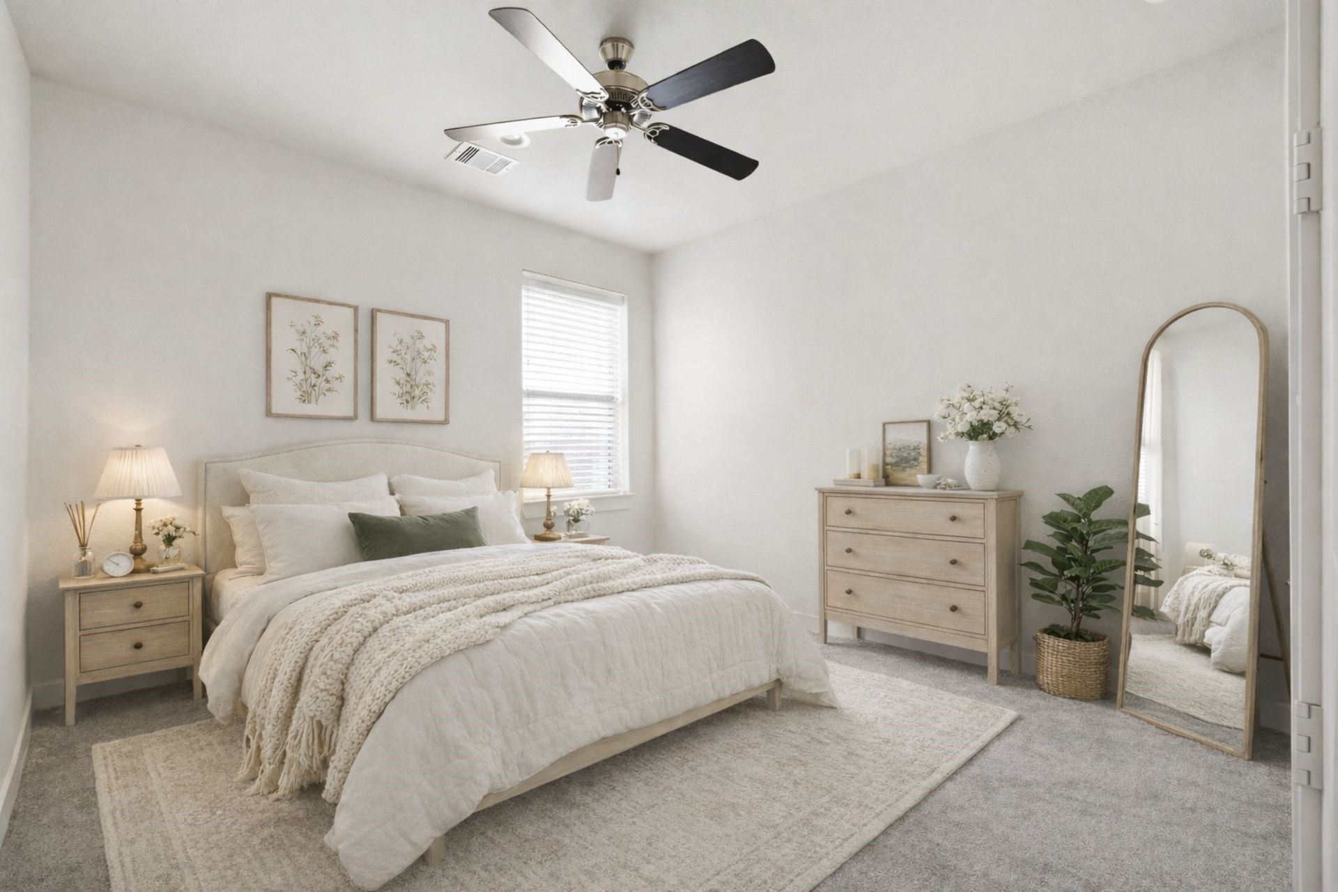 2948 Alice Street Houston, TX 77054 - Photo 17 of 24 a bedroom with a bed and a dresser