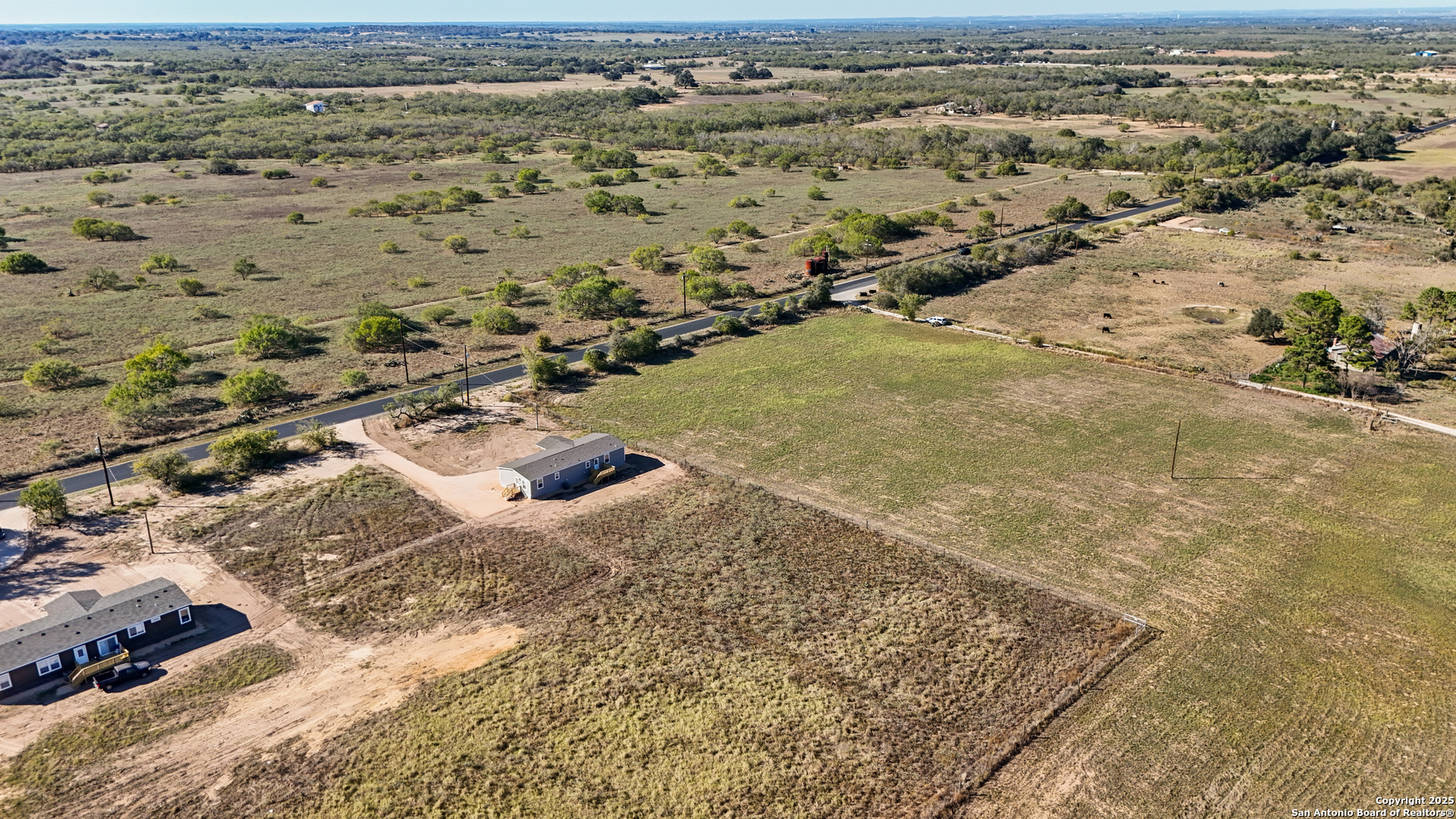 2354 Stevens Road Somerset, TX 78069 - Photo 22 of 22 an aerial view of residential houses with outdoor space
