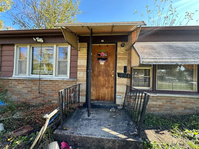 a view of a house with a porch