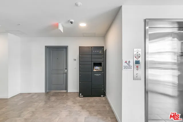 a car parked in front of a building