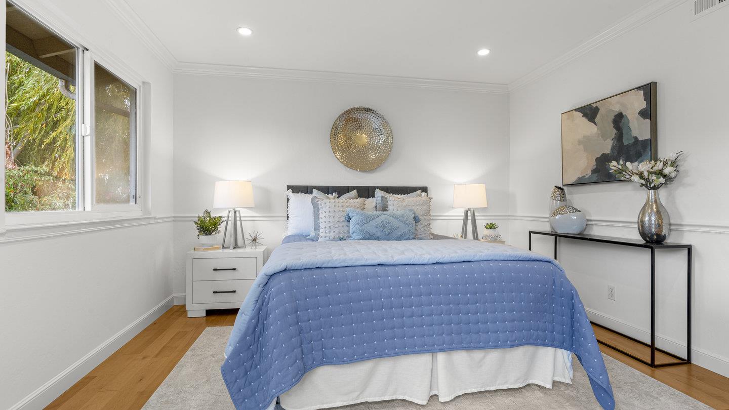 706 Celestial Lane Foster City, CA 94404 - Photo 17 of 36 a bedroom with a bed and a window