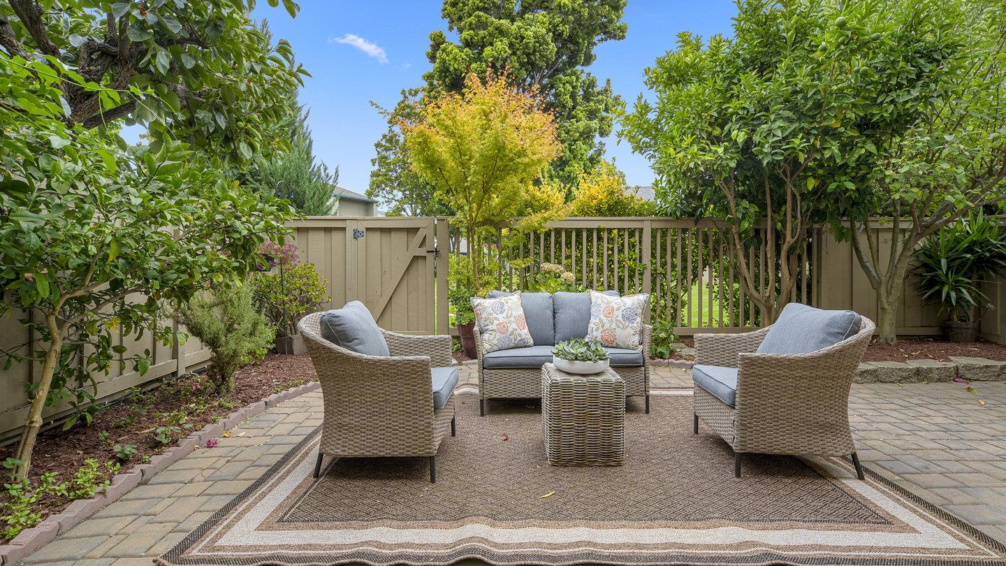706 Celestial Lane Foster City, CA 94404 - Photo 10 of 36 a view of a chair and table on the deck
