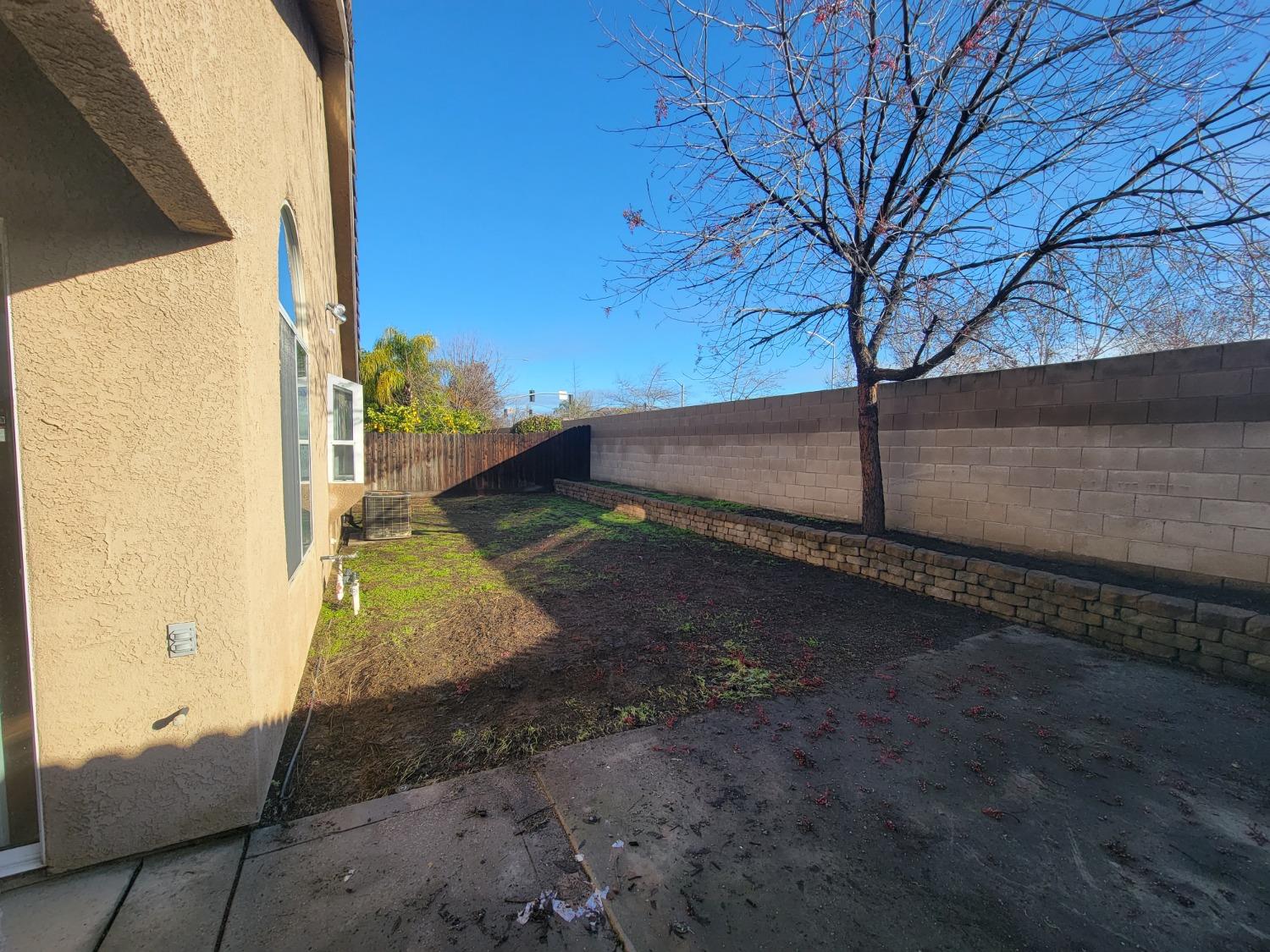 2831 Isabel Avenue Clovis, CA 93611 - Photo 25 of 27 a view of a backyard with wooden fence