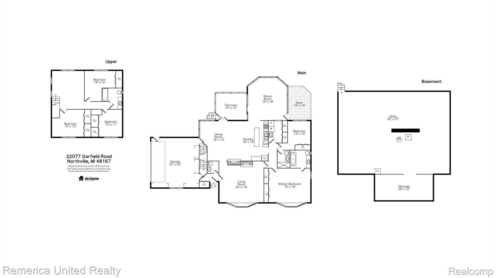 22077 Garfield Road Northville, MI 48167 - Photo 56 of 57 plan_floorhc.jpg